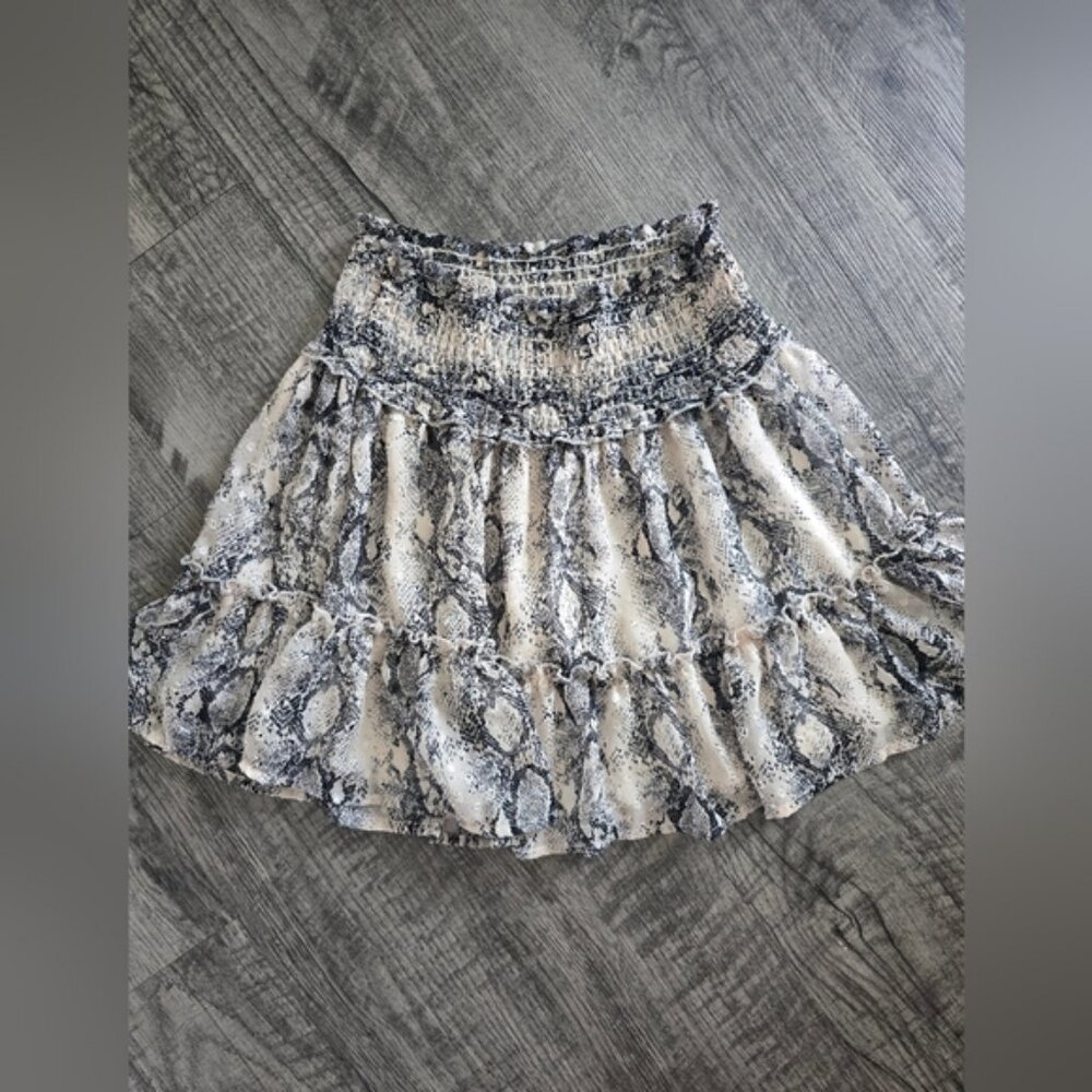 Altard State Multicolored Bubble Mini Skirt